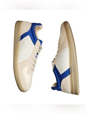 Rothy's RS01 Coastal Sneaker Blue & Cream Size 9